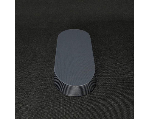 Micarta slips No. 92120 black-grey. 6.2x80x130 mm